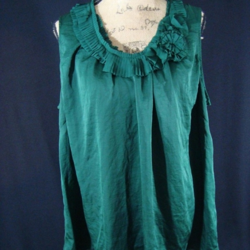 Emerald Lane Bryant Sleeveless Blouse